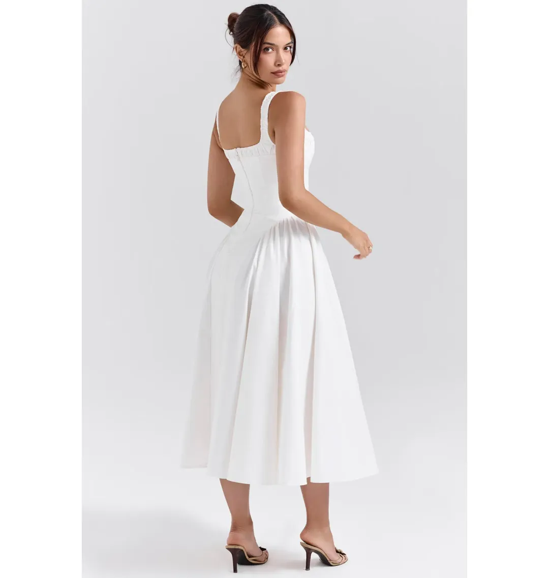 House of CB Dorothy Dress White Size Small / AU 8 for rent on The Volte - main image