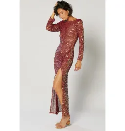 Winona Jiana Classic Dress Burgundy Size M / AU 10 for rent on The Volte - image 2