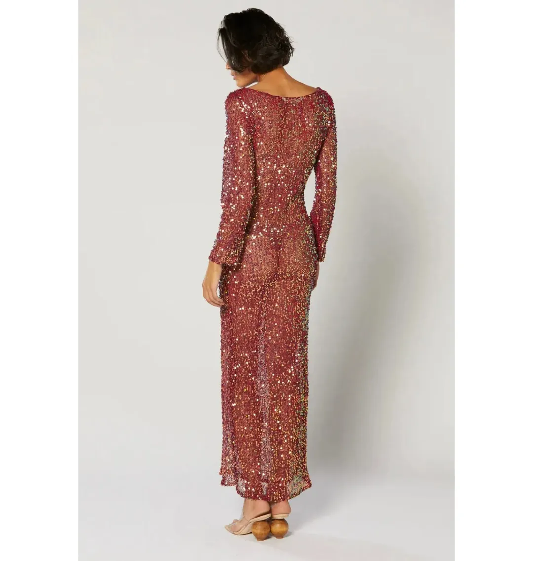 Winona Jiana Classic Dress Burgundy Size M / AU 10 for rent on The Volte - main image