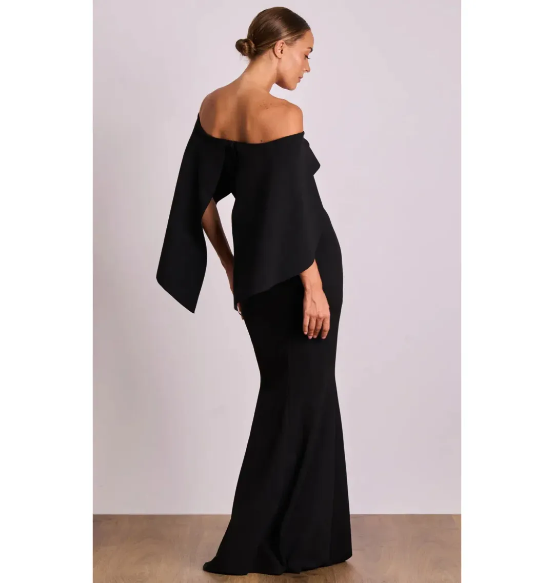 Pasduchas Composure Gown Black Size AU 18 for rent on The Volte - main image