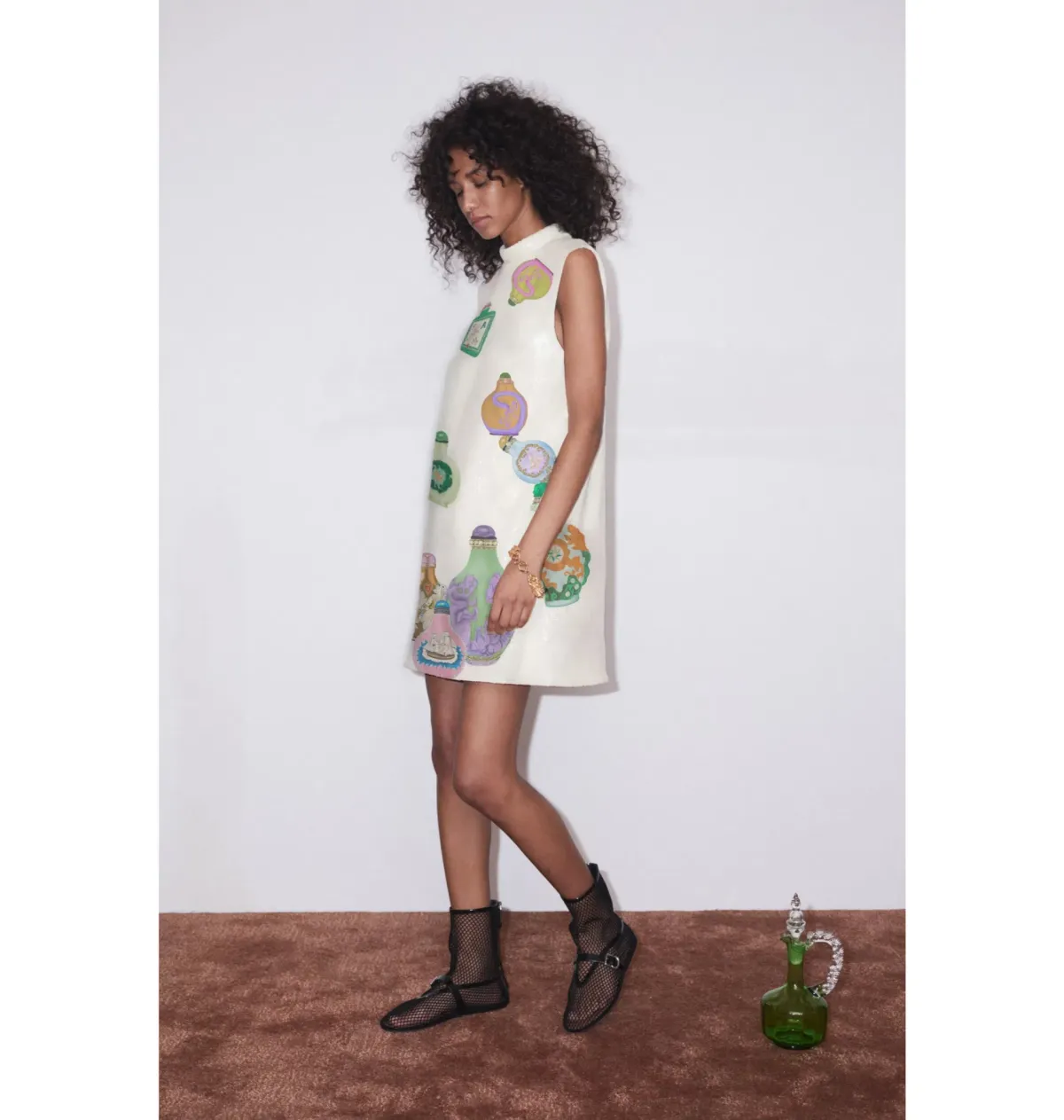 Alemais Chesca Mini Dress Print Size AU 8 - Image 2