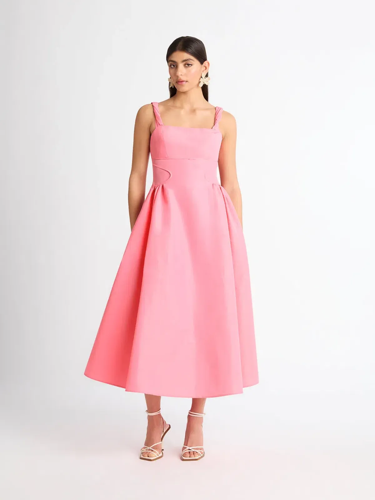 Sheike Jackie Midi Dress Pink Size 6 - Image 2