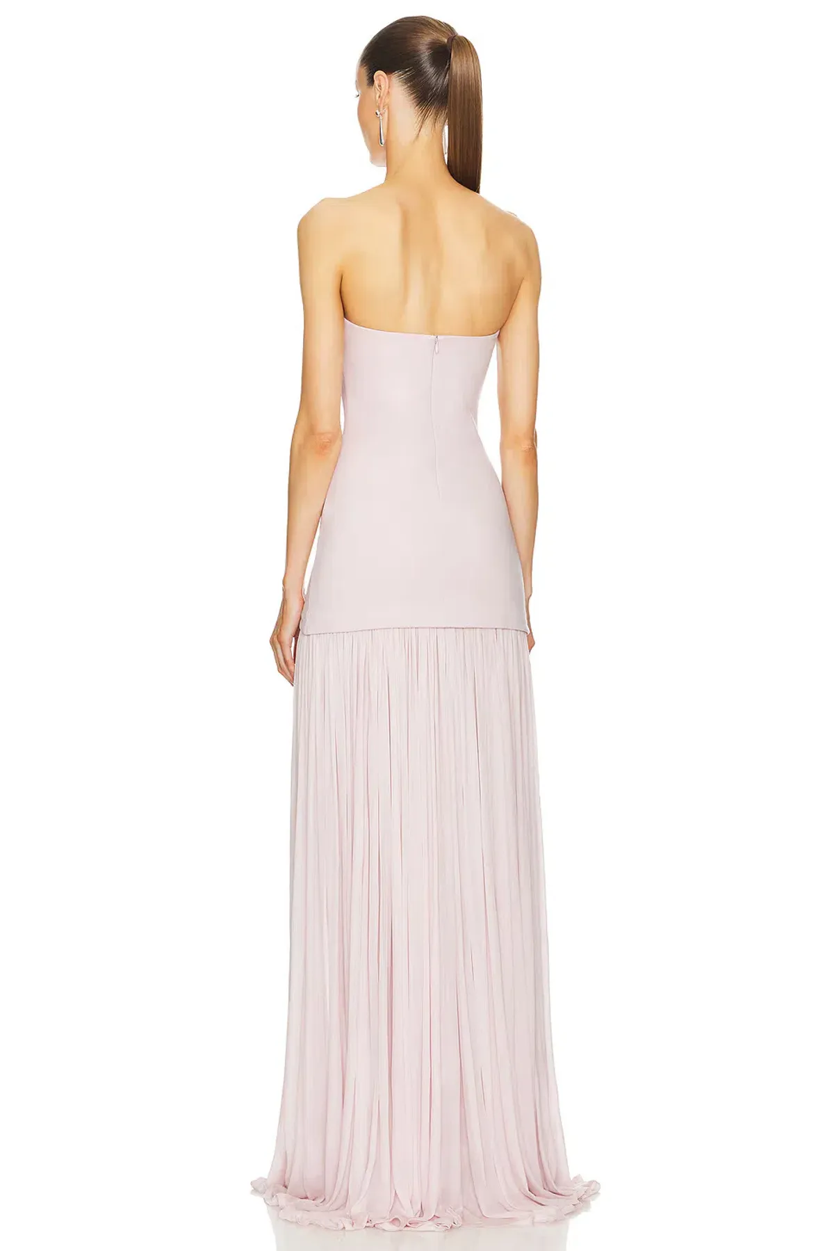 Helsa The Naomi Gown Barely Pink Size 10 - Image 2