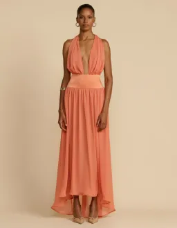 Arcina Ori Serena Dress Coral Size 8 for rent on The Volte - image 1