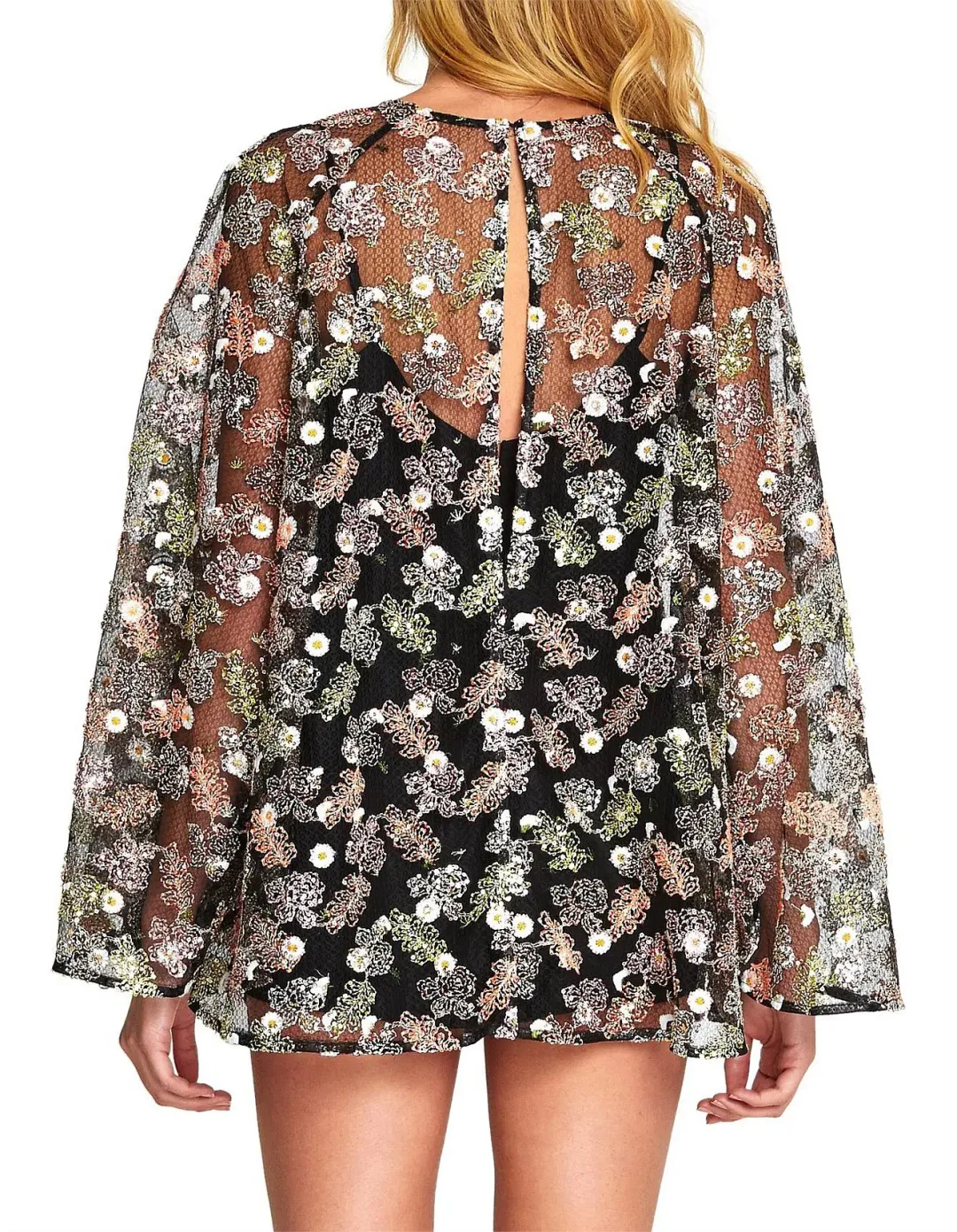 Alice McCall Celestial Creature Swing Mini Dress Floral Size 8 for rent on The Volte - main image