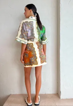 Alemais Trippy Troppo Mini Dress Multi Size 14 for rent on The Volte - image 3