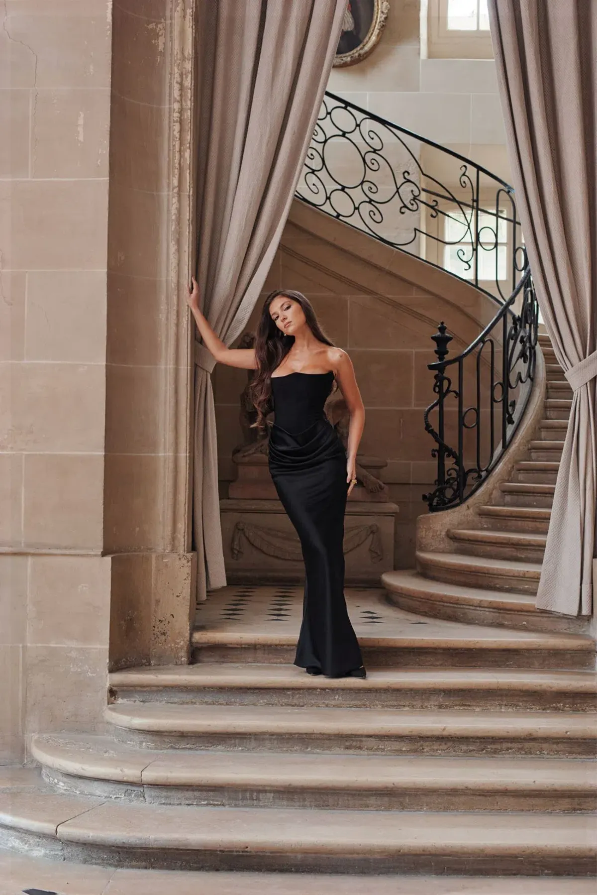 House of CB Persephone Dress Black Size S/Au 8 - Image 1