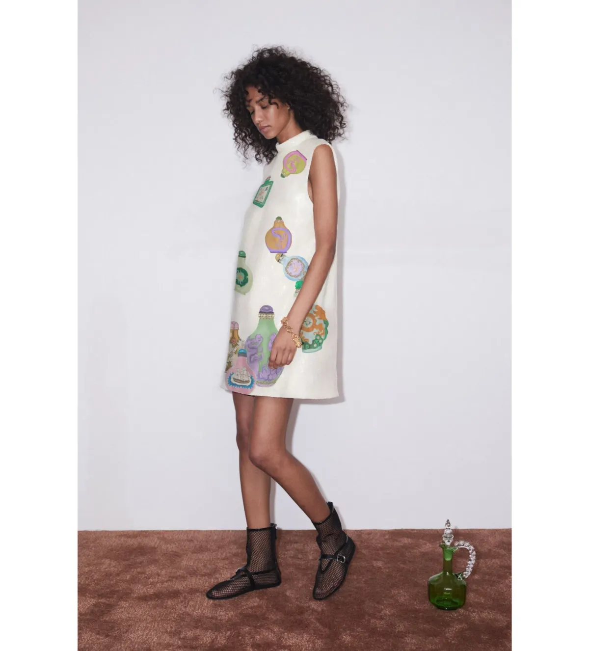 Alemais Chesca Mini Dress Print Size 14 - Image 2