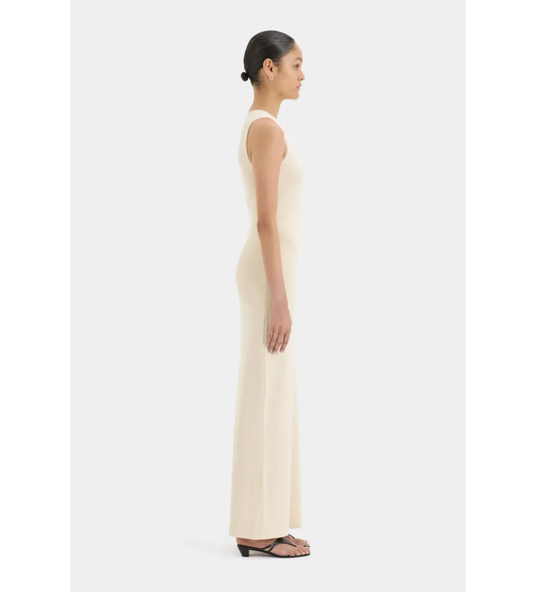 Sir the Label Kinetic Beaded Maxi Dress Ecru Size 1/Au 8 for rent on The Volte - main image