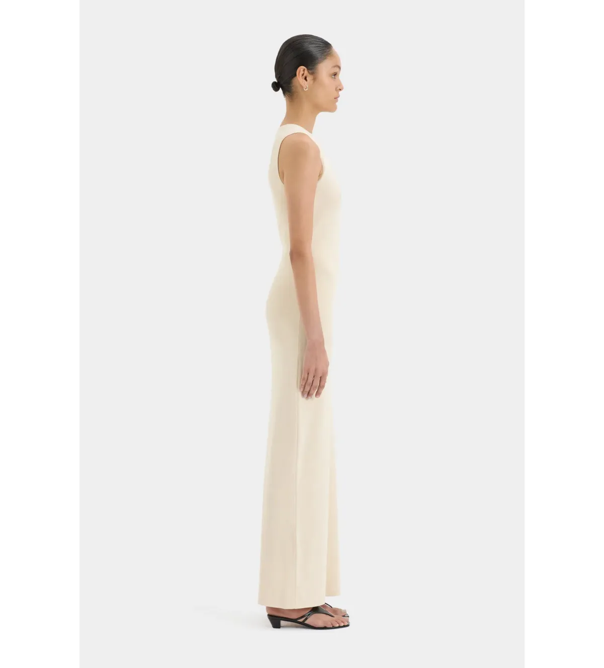 Sir the Label Kinetic Beaded Maxi Dress Ecru Size 1/Au 8 - Image 2