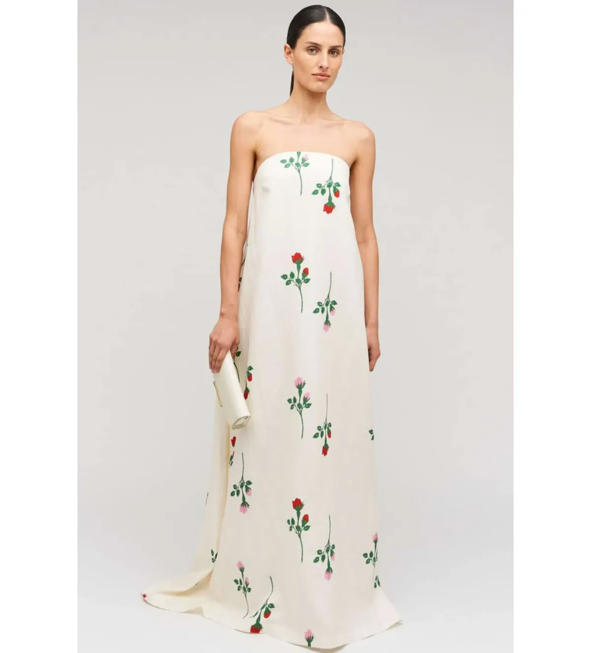 Oroton Rosebud Gown In Antique White Size AU 10 - Image 1