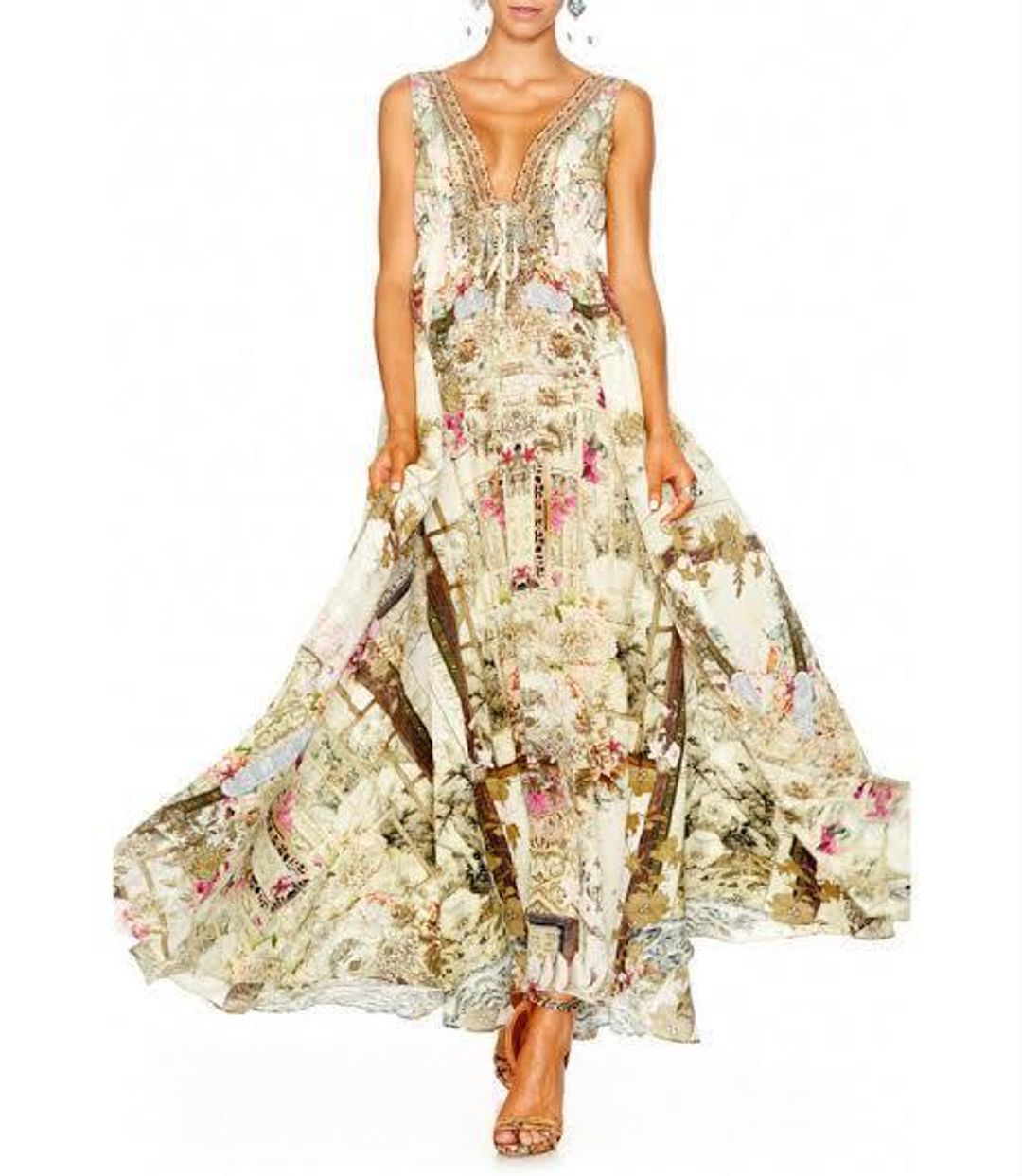 Camilla Girl in the Garden dress size 8 for rent on The Volte - main image