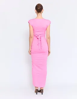Pfeiffer Ramos Midi Dress Pink Size M / AU 10 for rent on The Volte - image 2