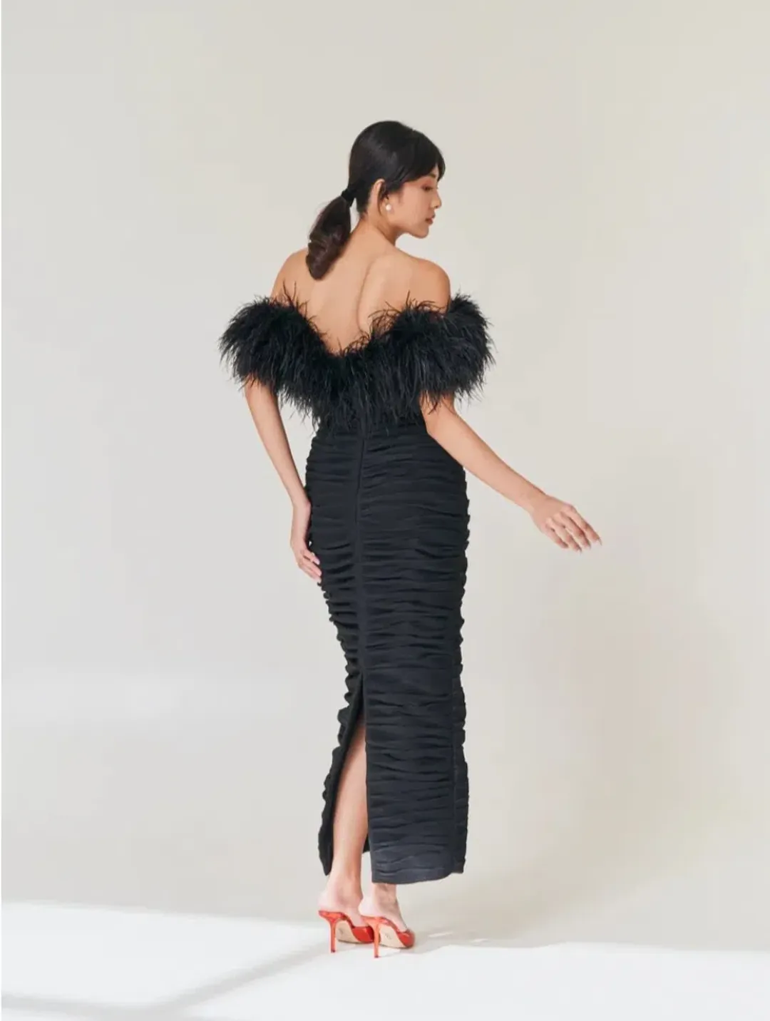 Rachel Gilbert Zion Midi Dress Black Size 2 / AU 10 for rent on The Volte - main image