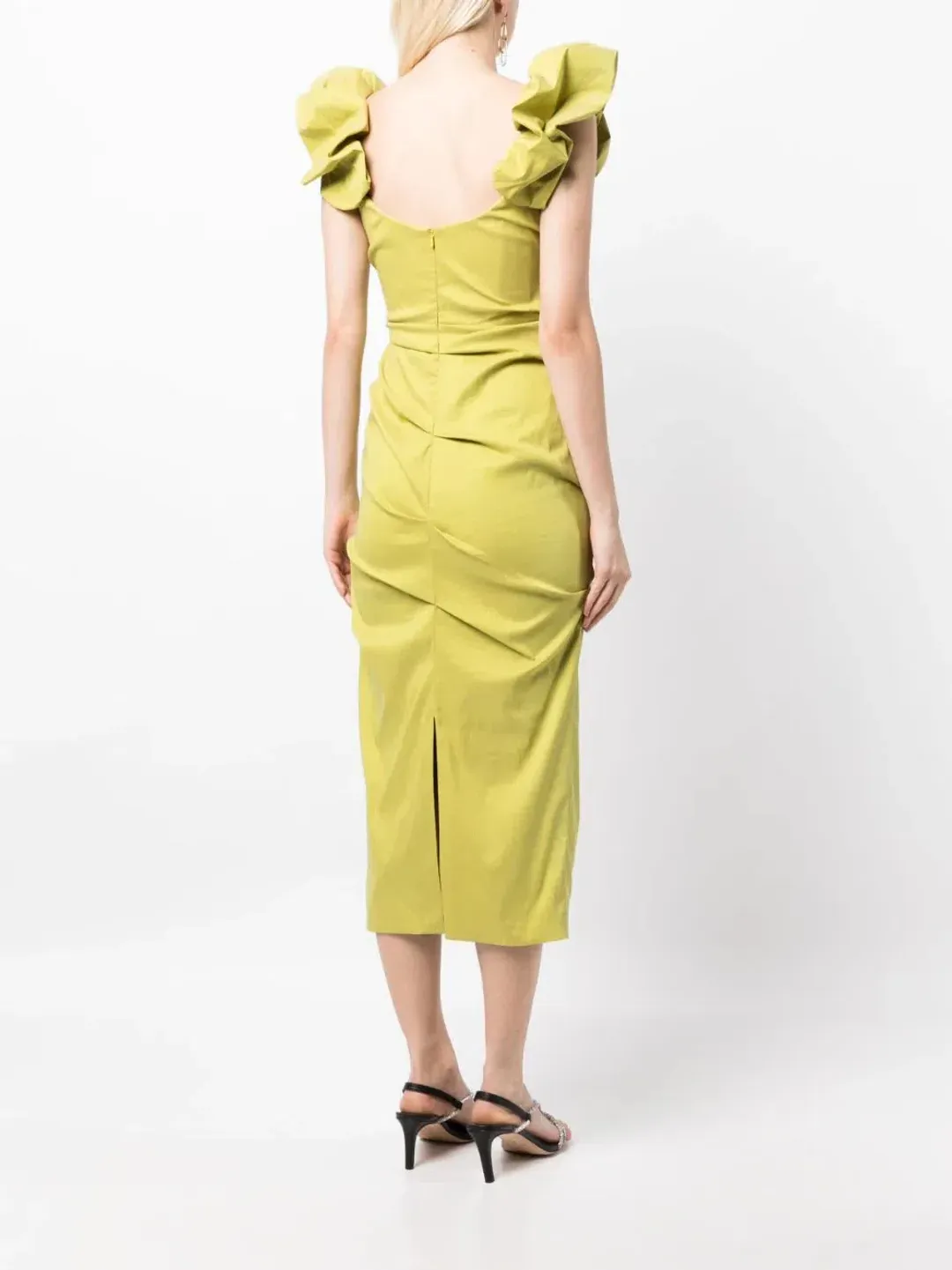 Rachel Gilbert Kalina Dress Green Size 6 / AU 18 for rent on The Volte - main image