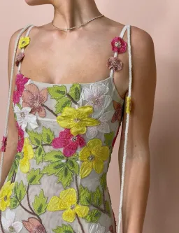 Rachel Gilbert Willow Midi Dress Floral Size 3 / AU 12 for rent on The Volte - image 3