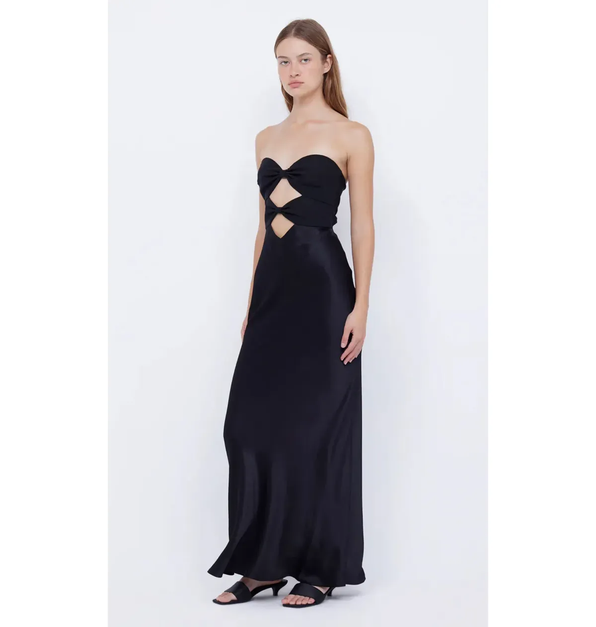 Bec & Bridge Strapless Halle Dress in Black Size AU 6 - Image 2