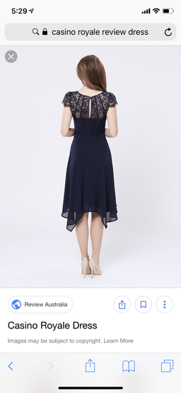 Casino royale navy dress size 10 for rent on The Volte - image 3