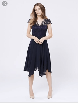 Casino royale navy dress size 10 for rent on The Volte - image 1