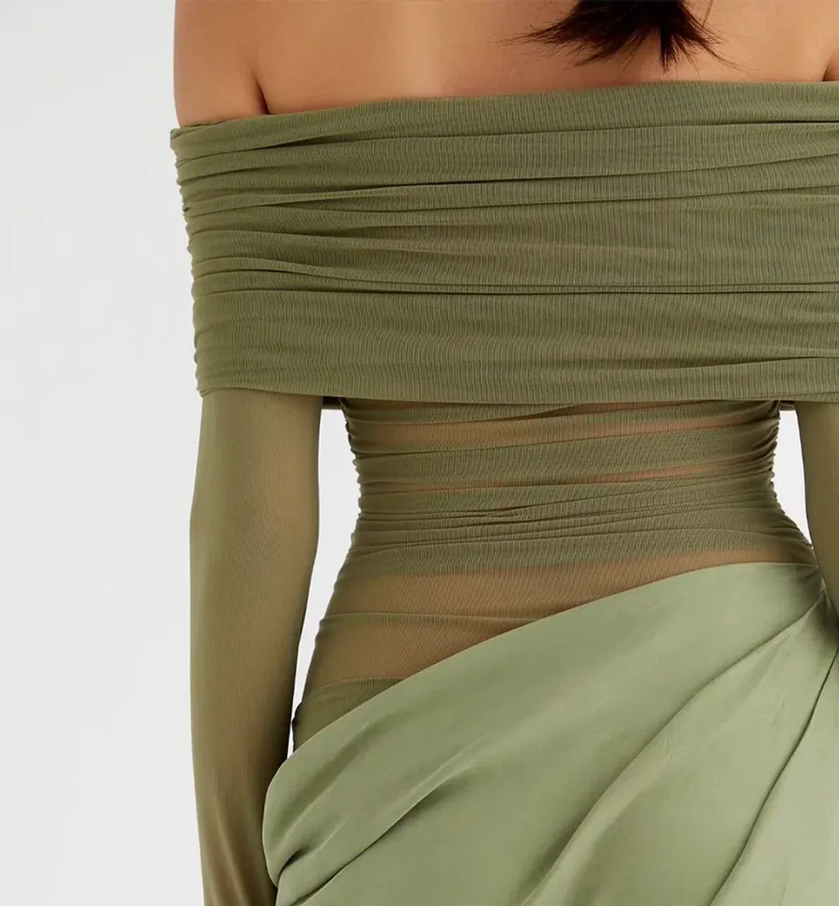 Benni Yasmin Maxi Dress Pistachio Size 8 - Image 5