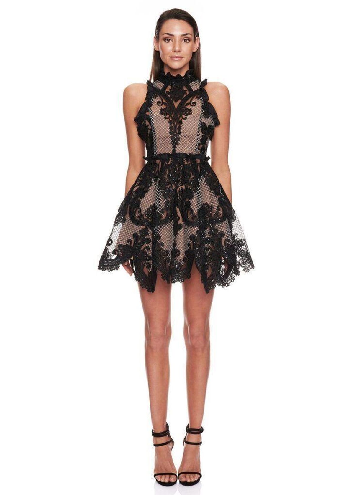 Loretta Dress - ELIYA THE LABEL Black Sz 8 for rent on The Volte - main image