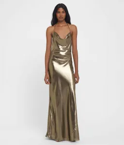 Rat & Boa Venus Dress Gold Size S / AU 8 for rent on The Volte - image 1