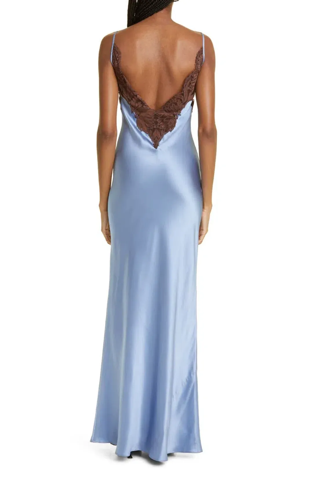 Sir the Label Danseurs Lace Slip Dress Bleue Size 10 for rent on The Volte - main image