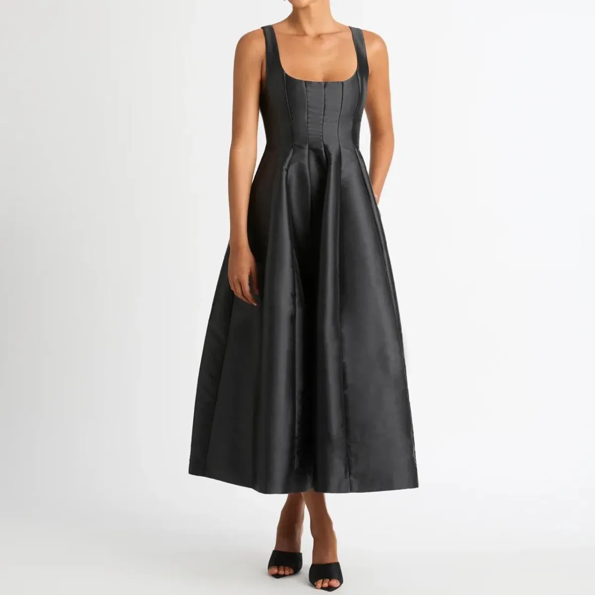 Sheike Karolina Midi Dress Black Size 12 - Image 5