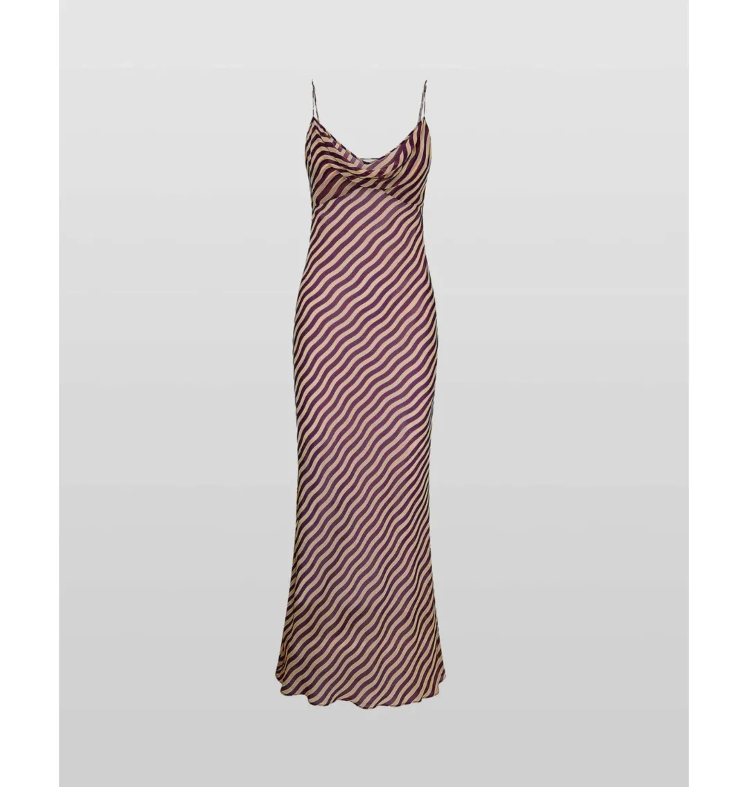 Rat & Boa Assisi Dress Burgundy Size AU 8 for rent on The Volte - main image