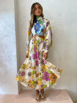 Alemais Farrah Cut Out Dress Multi Size AU 10 for rent on The Volte - image 3