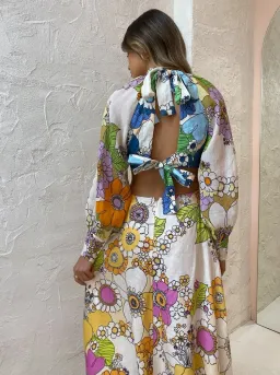 Alemais Farrah Cut Out Dress Multi Size AU 10 for rent on The Volte - image 7