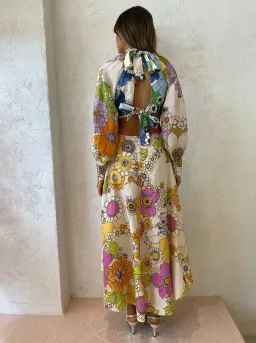 Alemais Farrah Cut Out Dress Multi Size AU 10 for rent on The Volte - image 6