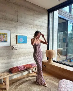 Assisi Dress Rat and Boa Size 8 for rent on The Volte - image 1