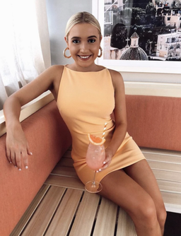 Bec & Bridge Raphaela Mini Dress Melon Size 8 for rent on The Volte - image 6