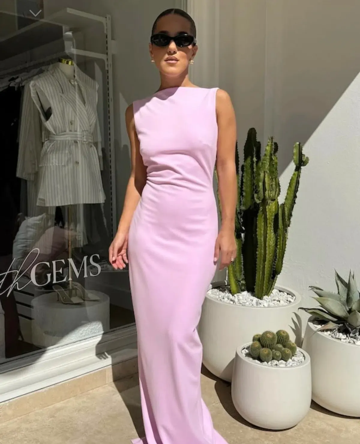 Effie Kats Verona Gown In Taffy Pink Size S/Au 8 - Image 6