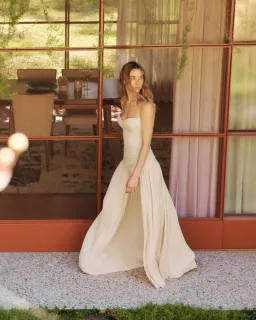 Manning Cartell Double Time Pleat Dress Nougat Size 6 for rent on The Volte - image 4