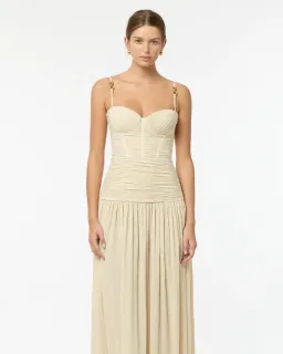 Manning Cartell Double Time Pleat Dress Nougat Size 6 for rent on The Volte - image 2