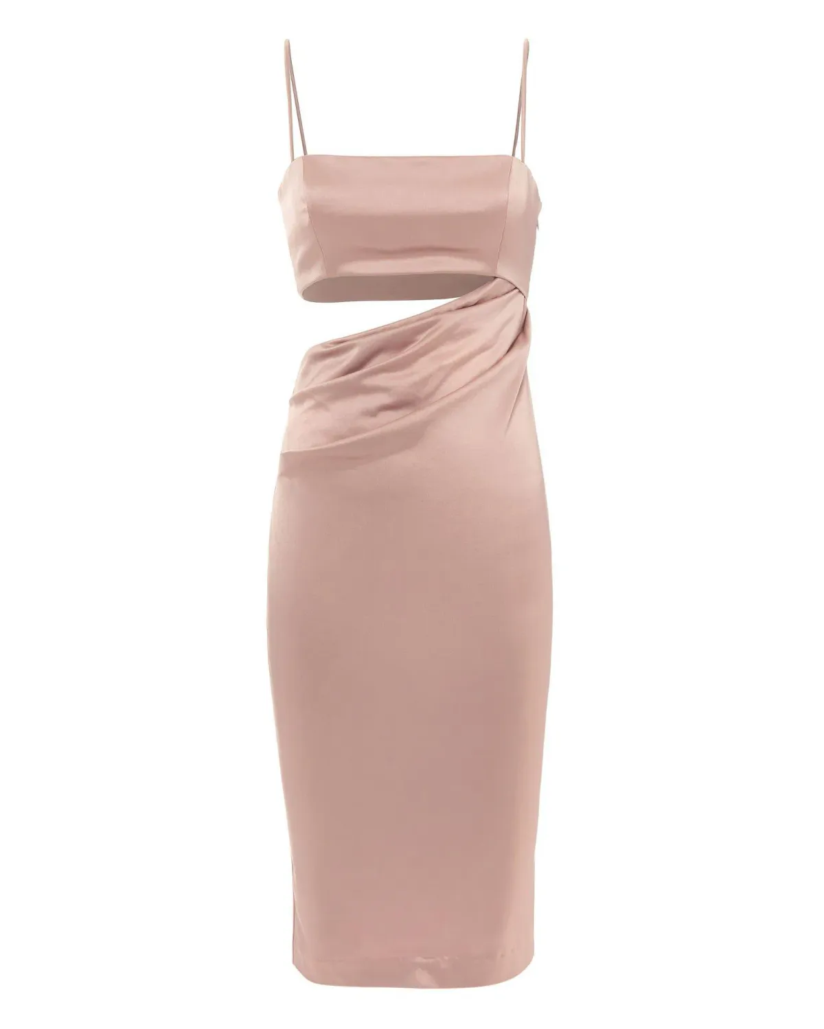 MISHA Selina Slip Dress Nude Champagne Size 6/XS - Image 4