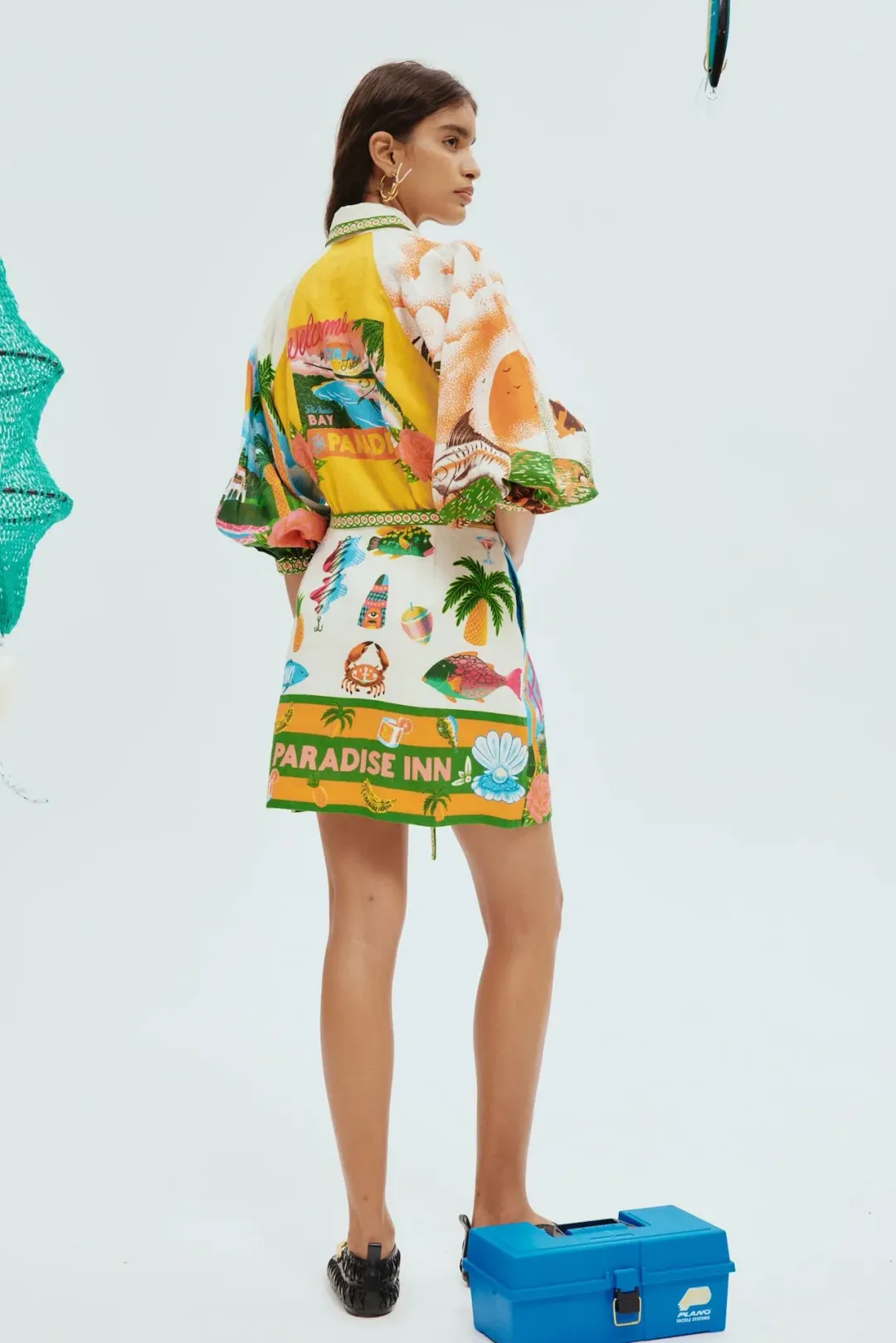 Alemais Paradiso Mini Dress Multi Size 8 for rent on The Volte - main image