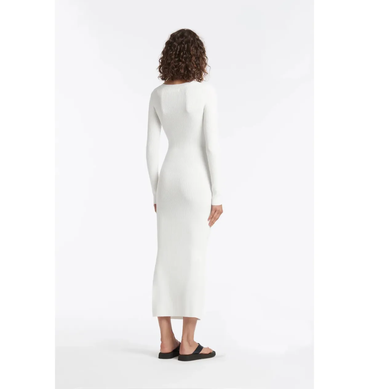 Sir the Label Celena Draped Dress in Ivory Size AU 8 - Image 2