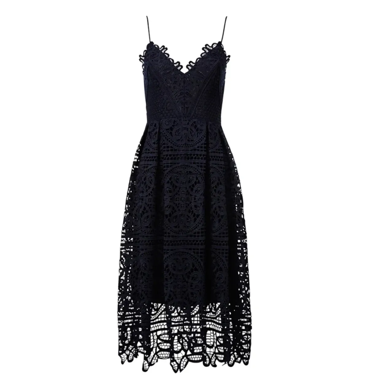 Seed Heritage Broderie Lace Dress Black Size AU 12 - Image 2