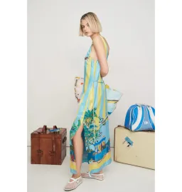 Alemais All Aboard Sleeveless Midi Dress Multi Size AU 10 for rent on The Volte - image 2