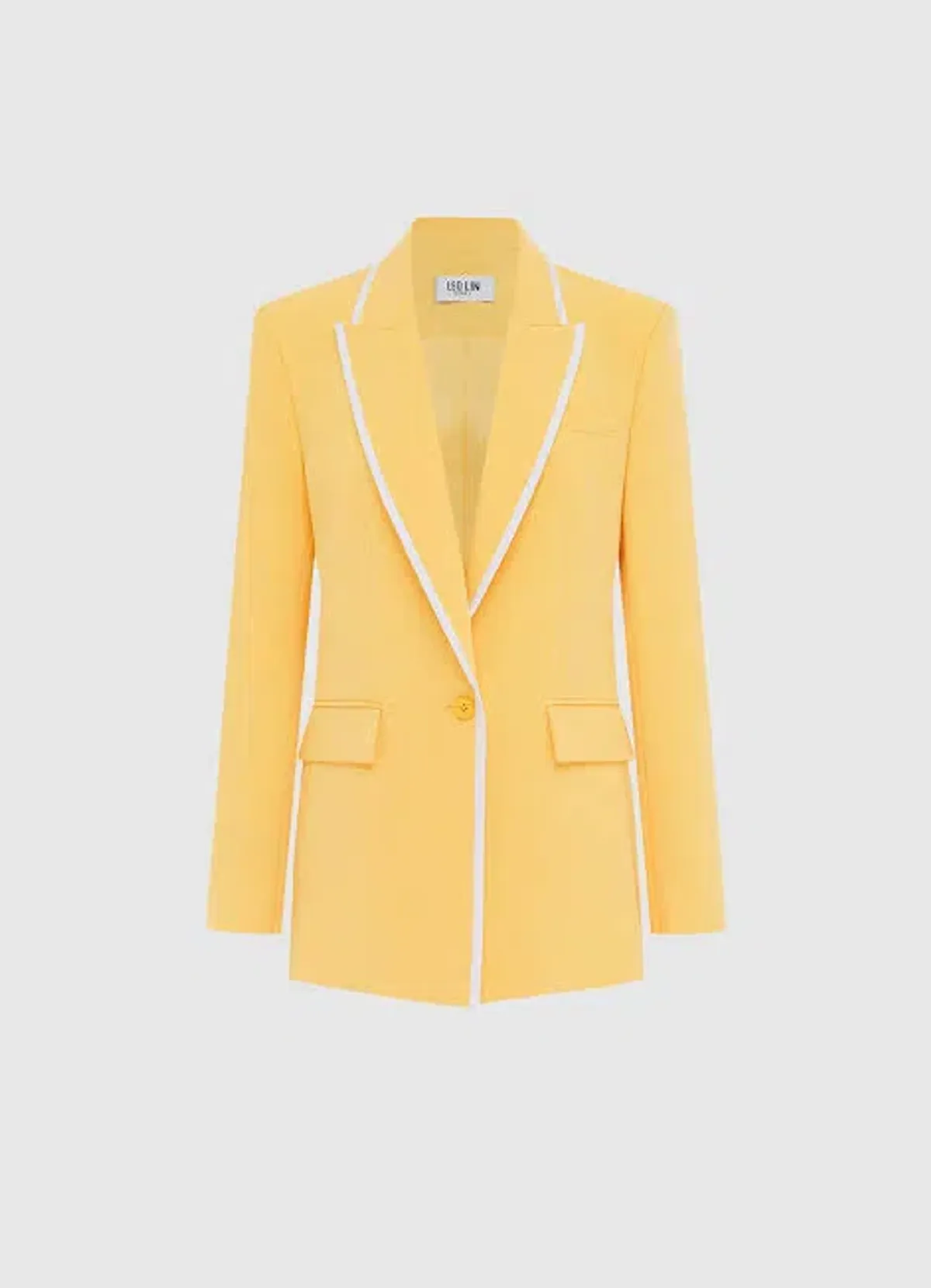 Leo Lin Two-Piece Suit Canary Size 12 - Image 2