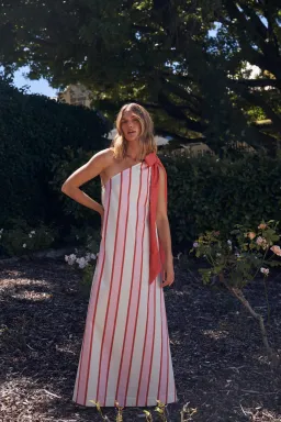 Aston Studio Mila Dress Hana Stripe Size 10 for rent on The Volte - image 1