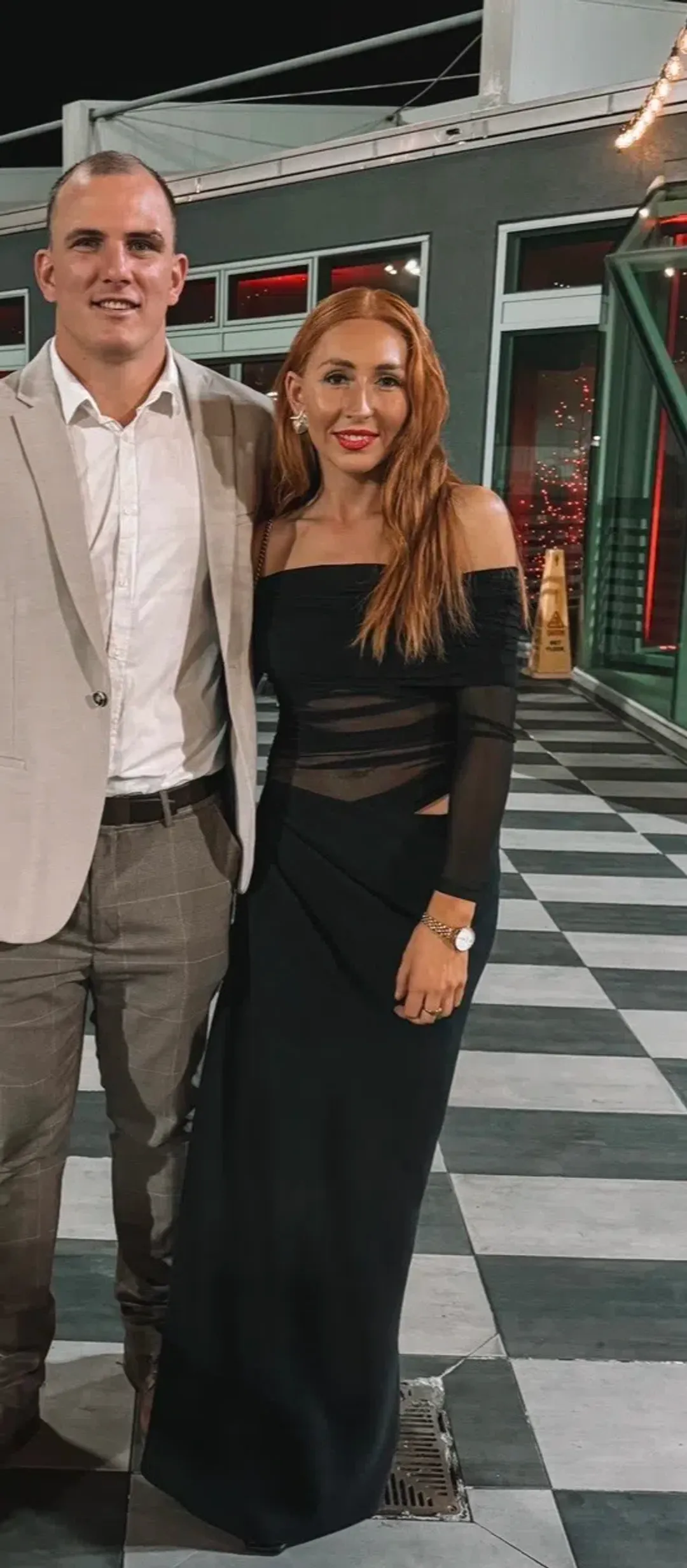 Benni Yasmin Off Shoulder Maxi Dress Black Size 8 for rent on The Volte - main image