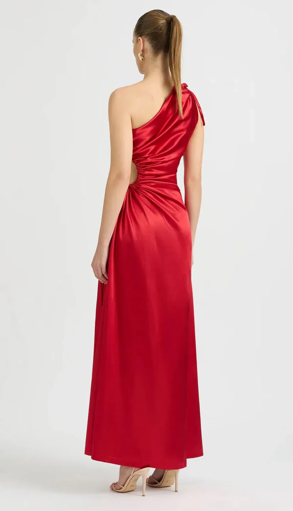Sonya Moda Nour Maxi Dress Scarlet Red Size 8 - Image 3