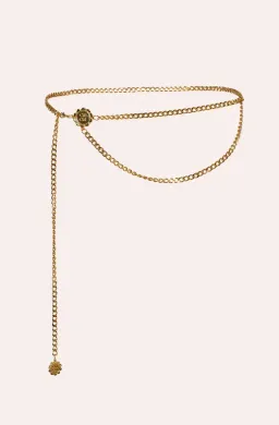 Cin Cin Charm Belt Gold One Size for rent on The Volte - image 7