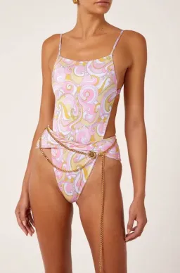 Cin Cin Charm Belt Gold One Size for rent on The Volte - image 4