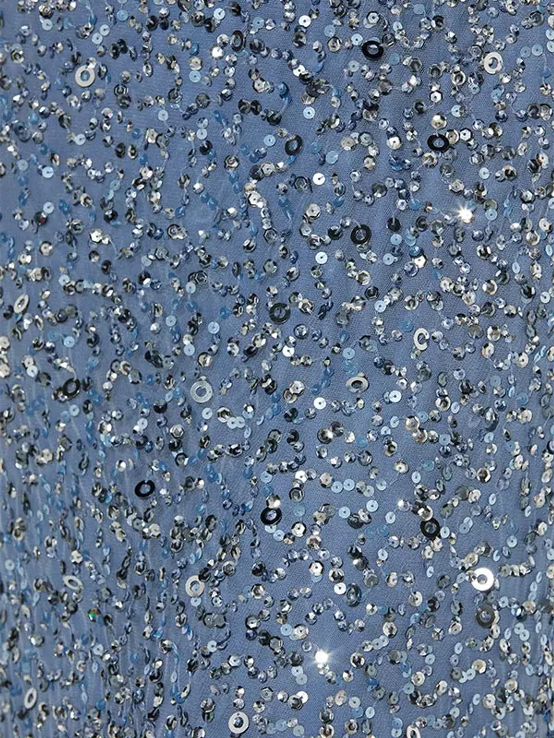 Montique Alinda Hand Beaded Dress Sky Blue Size AU 8 for rent on The Volte - main image