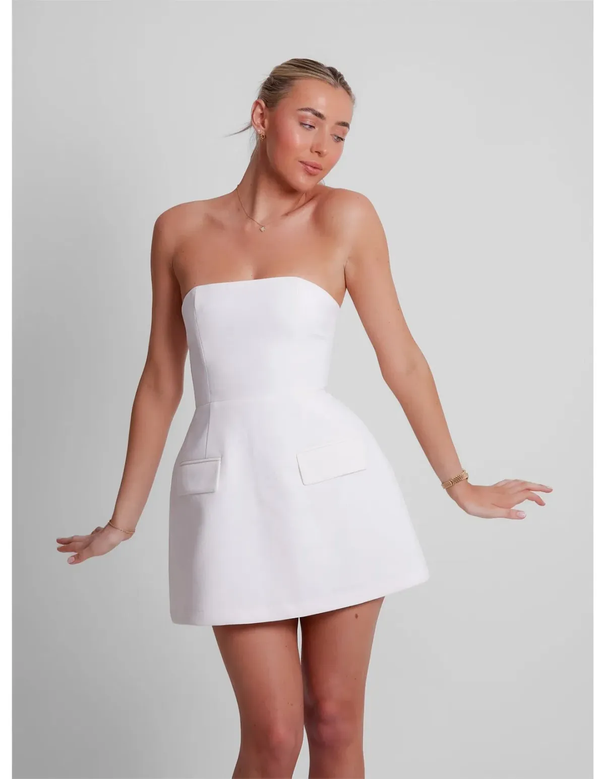 Odd Muse The Ultimate Muse Sleeveless Dress White Size AU 6 - Image 2